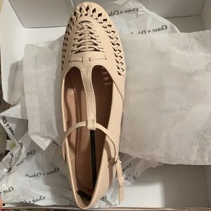 Chase+Chloe  T strap sandals